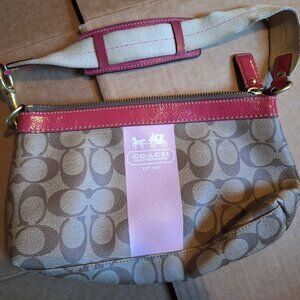 Coach signature heritage bag